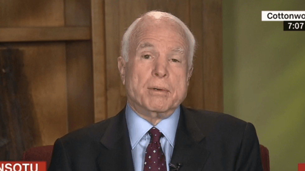 McCain calls for select committee on Trump/Russia probe: 'No longer does the Congress have credibility'
