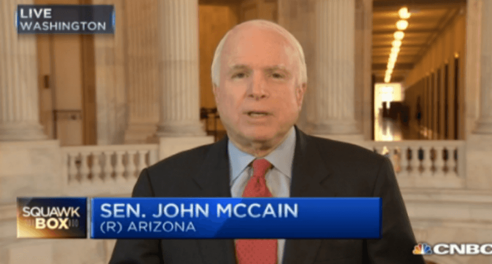 John McCain rips 'idiotic' Michael Moore on 'American Sniper': Does he want us to fight hand-to-hand?
