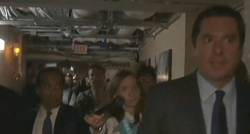 ‘Democracy dies in darkness, my friend’: Devin Nunes blows past reporters asking if he worked with White House on memo