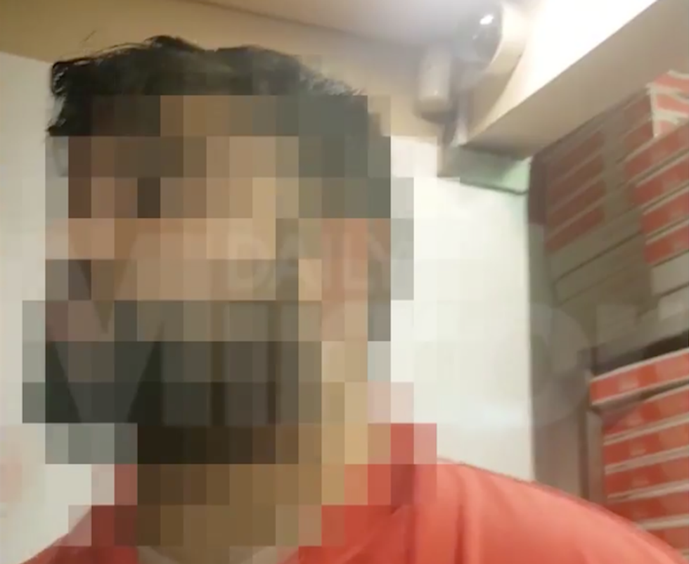 'You gay b*st*rd!': Papa John's employee caught on video attacking gay men for hugging