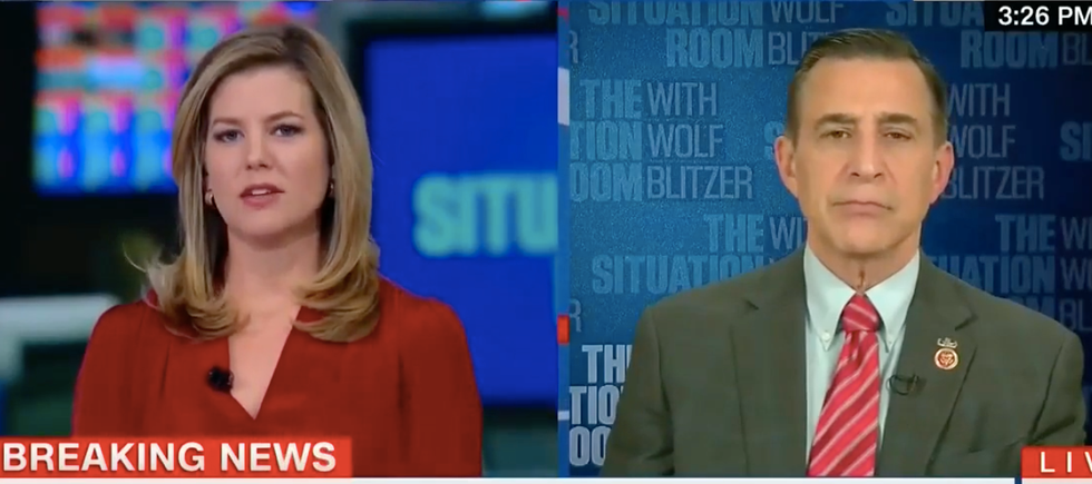 'You think Trump hasn't politicized intel?': CNN host rips Darrell Issa on Trump's Russia hack denial