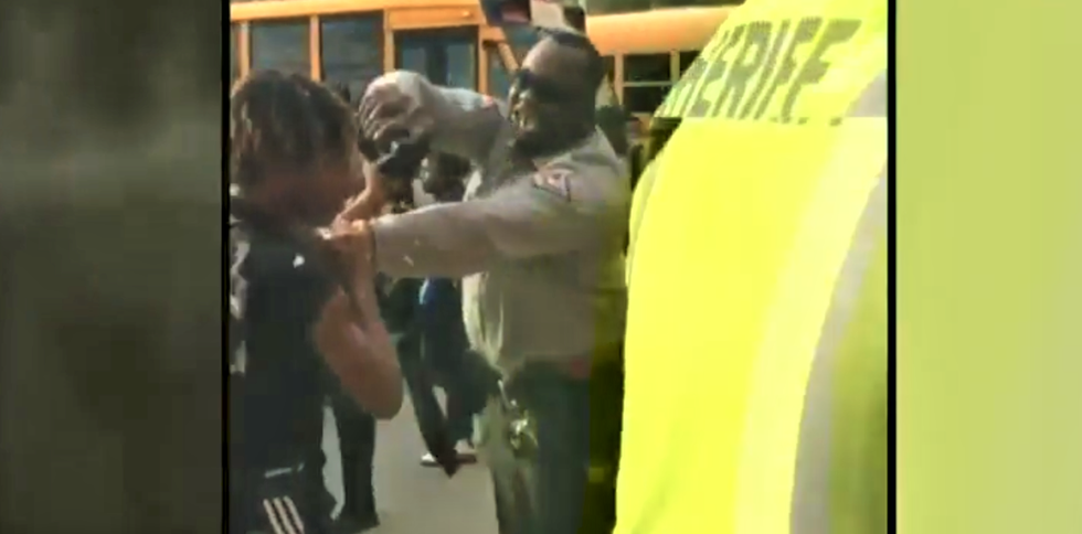 WATCH: North Carolina cop grabs high school student and blasts pepper spray in his face