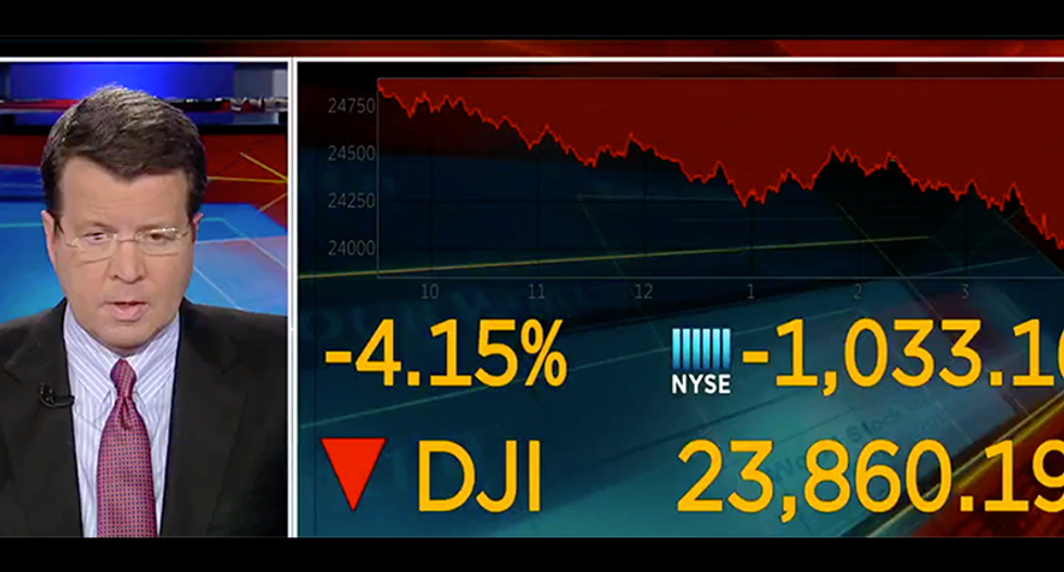 'What the hell happened': Fox News abruptly cuts away from White House briefing as Dow crashes again