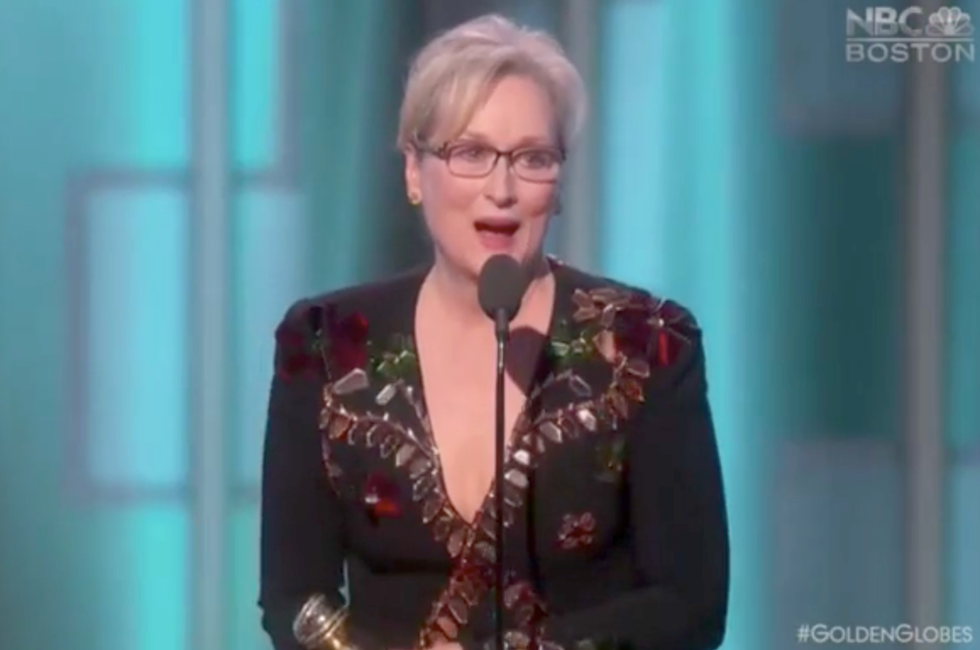 Meryl Streep obliterated Donald Trump at the Golden Globes and never once mentioned his name