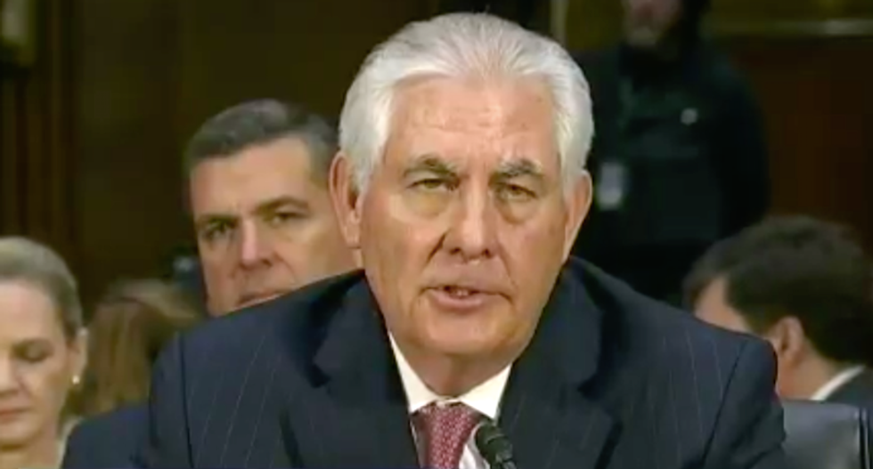 Tillerson blames Syrian gas attack on Russian inaction