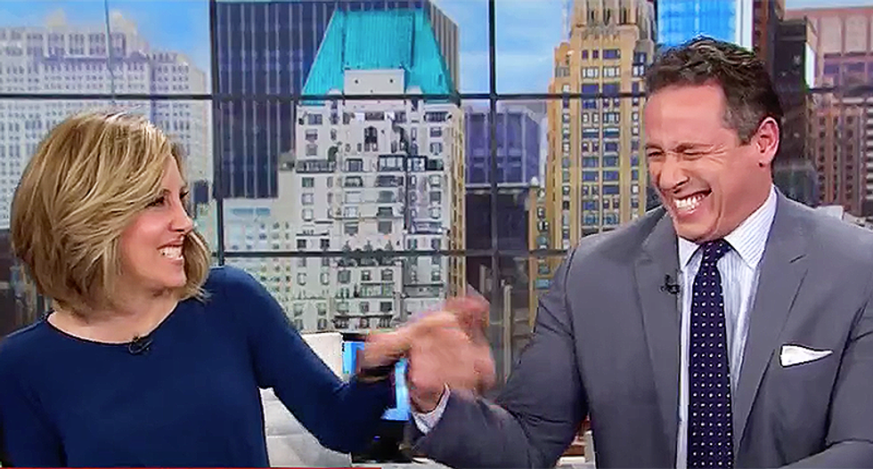 CNN’s Chris Cuomo laughs out loud at state of Trumps’ marriage: ‘Not a lot of mystery there’