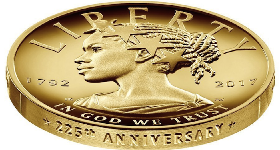 'Lady liberty isn't black. That simple’: Conservatives cry bitter tears over commemorative $100 coin