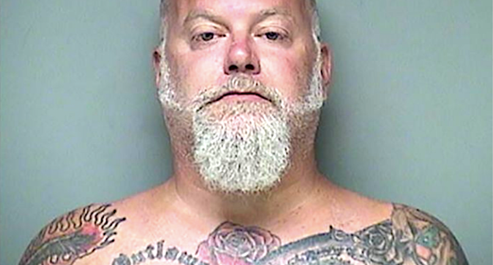Trump-loving biker charged with hate crime for anti-Semitic meltdown over neighbor's Biden sign