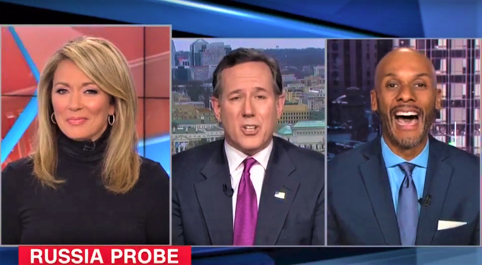 CNN panel laughs in Rick Santorum's face after he says Devin Nunes 'thoroughly' investigated Russiagate