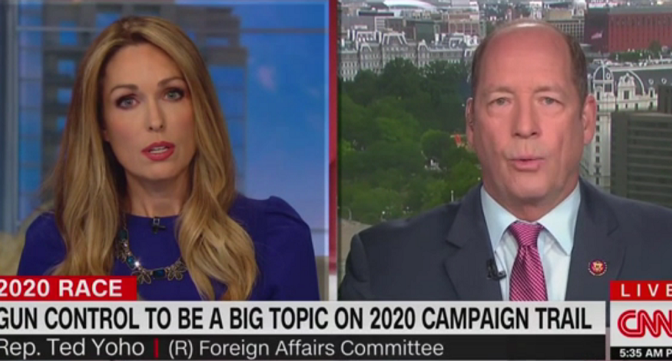 CNN anchor relentlessly grills GOP lawmaker for ducking questions about school shootings