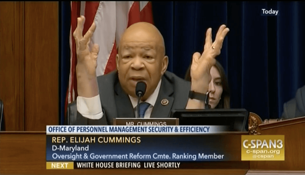 Elijah Cummings: 'Jason Chaffetz appears to be taking marching orders directly from Trump’s tweet'