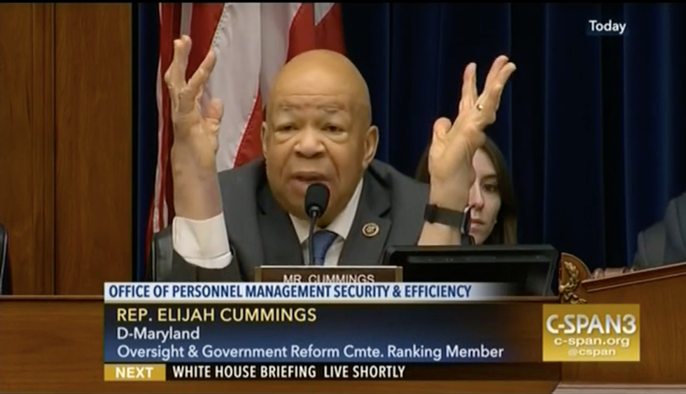Elijah Cummings: 'Jason Chaffetz appears to be taking marching orders directly from Trump’s tweet'