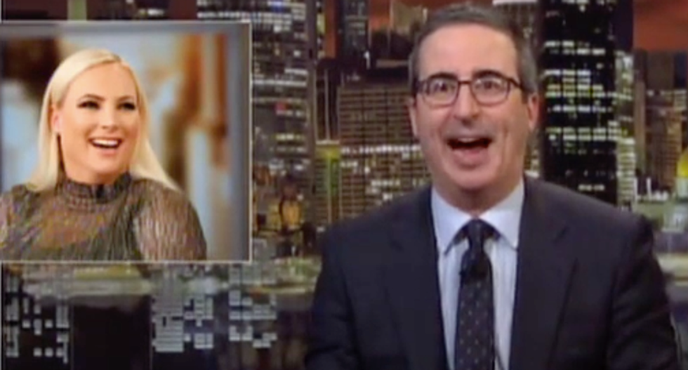 John Oliver picks a fight with Meghan McCain’s husband