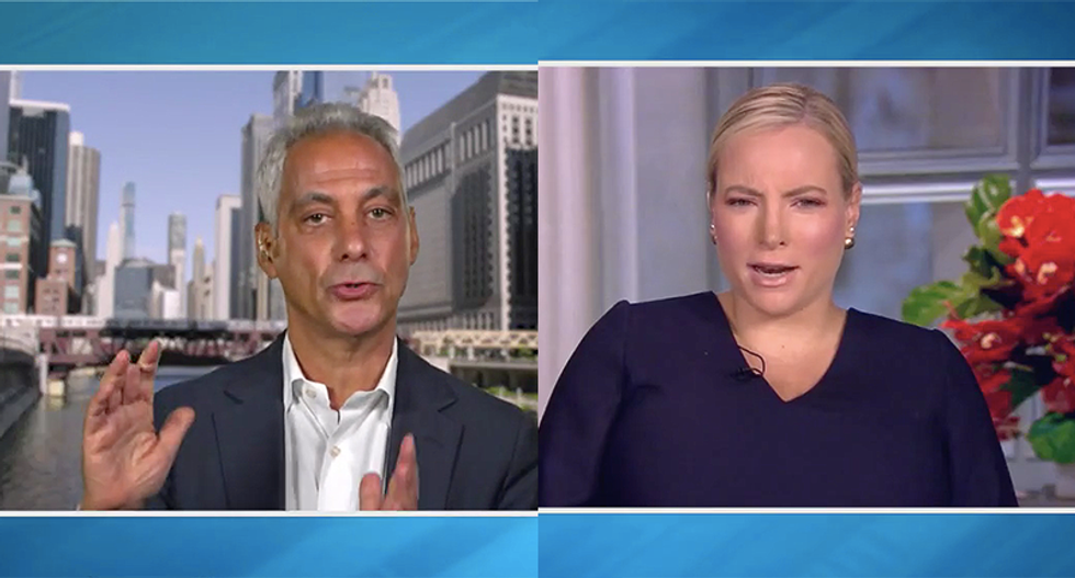 The View’s Meghan McCain gets schooled by Rahm Emanuel on street violence provoked by ‘Machiavelli’ Trump