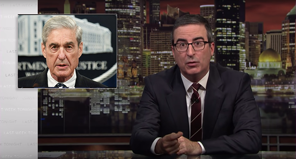 John Oliver: Robert Mueller told the whole story with his eyes