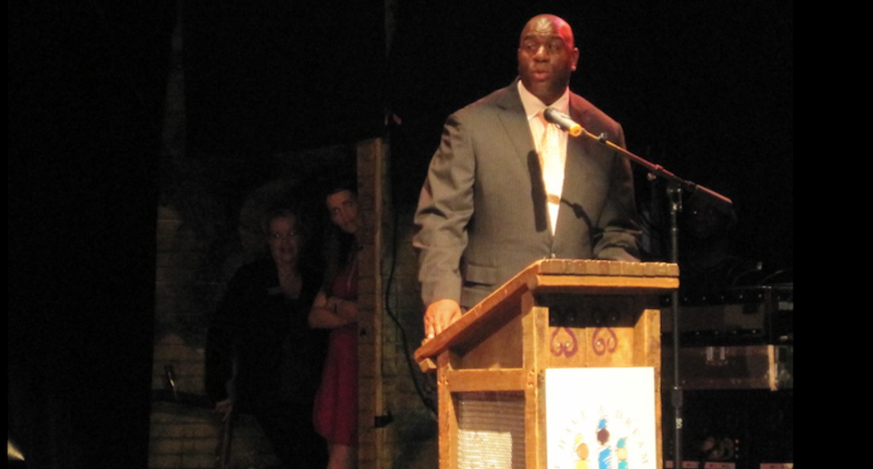 WATCH: Sports legend Magic Johnson says he won't stay at Trump hotels anymore
