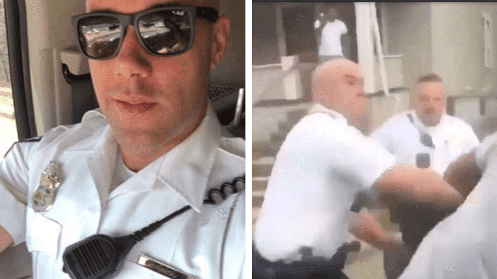 WATCH: Viral ‘dancing cop’ slugs an unarmed black man in dramatic video