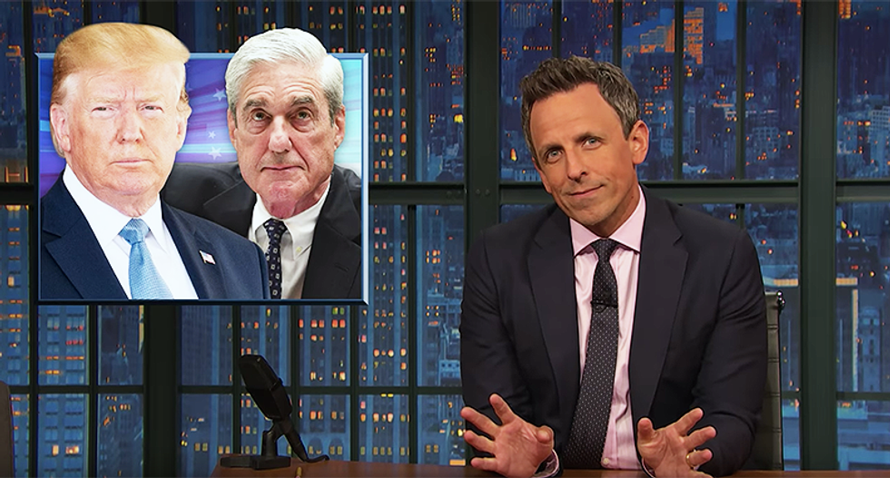 Seth Meyers knows exactly how Mueller can get Trump to answer questions