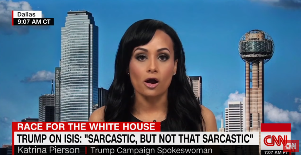 Katrina Pierson denied White House job due to constant 'drama' and 'b*tching' about Sean Spicer: report