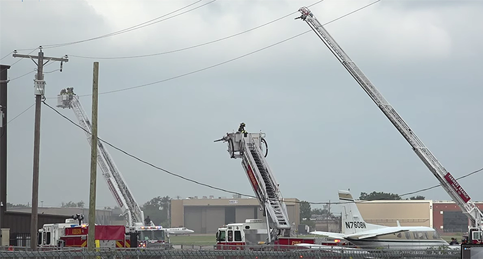 10 dead in Texas after plane crash and massive fire