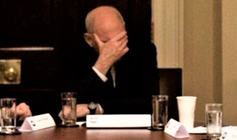 Trump appears to have deleted tweet that showed John Kelly face-palming at White House meeting