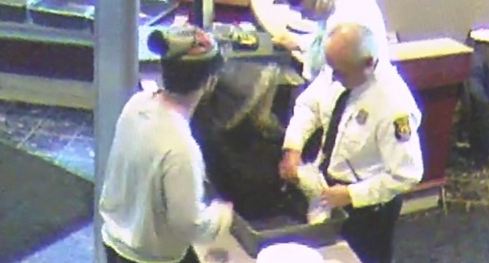 WATCH: Court officer beats and chokes man unconscious for paying parking ticket with pennies