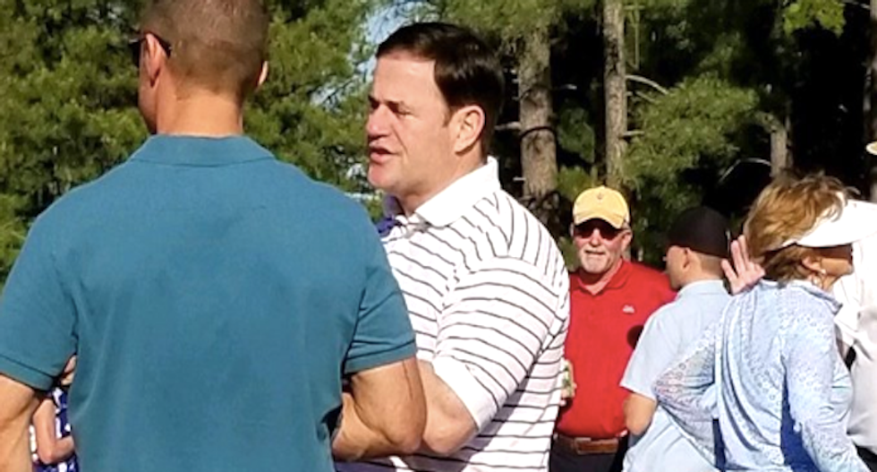 Arizona governor wears Nikes to July 4 party — two days after trashing the shoe maker over Betsy Ross flag