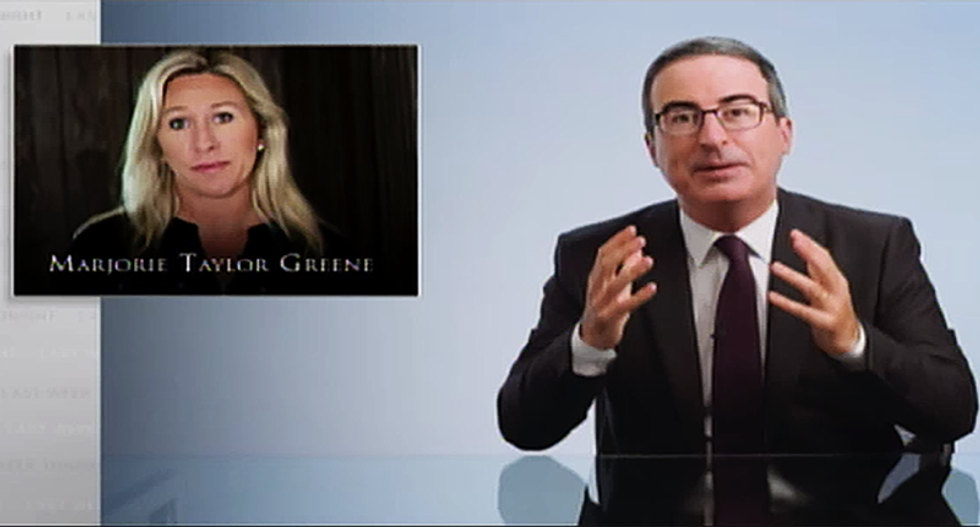 John Oliver does epic takedown of Georgia conspiracy theorist that Republicans only endorsed after she won