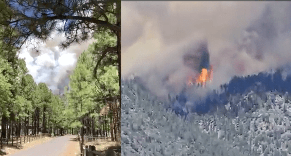 Arizona 'museum fire' balloons to over 300 acres -- and they're evacuating the area