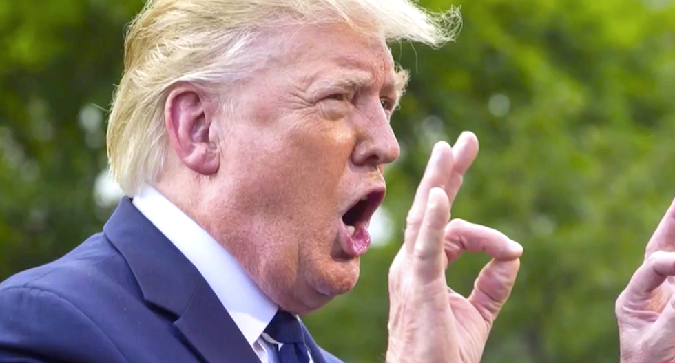 Trump mocked for working himself into expletive-laden lather in hours-long rant