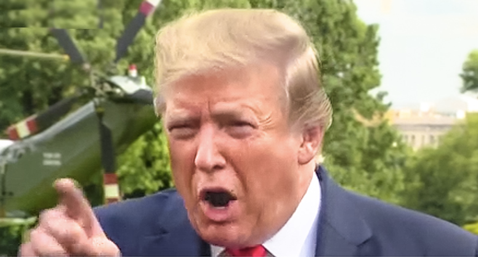 Trump screamed at his aides on his way to El Paso as he melted down over Dems' criticism: report