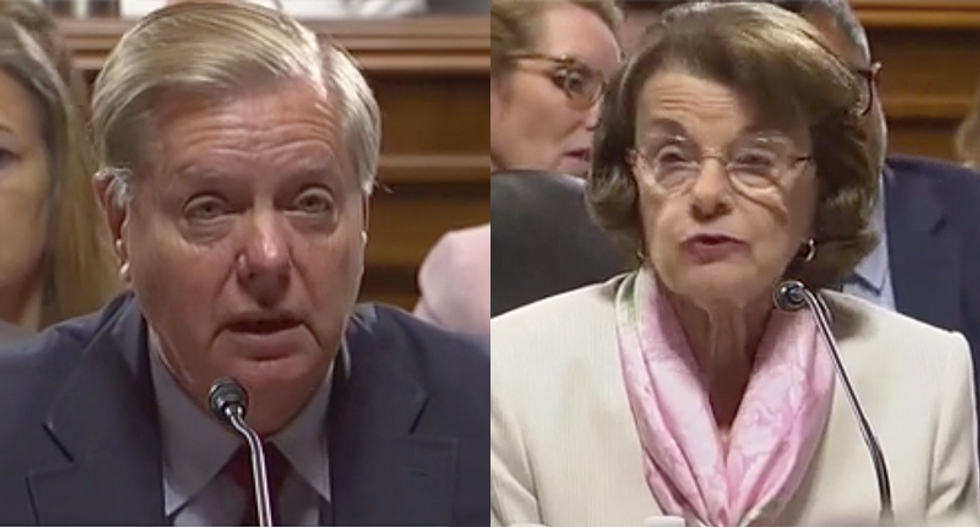 WATCH: Senators rip Lindsey Graham after he ‘blatantly’ breaks committee rules to push Trump bill