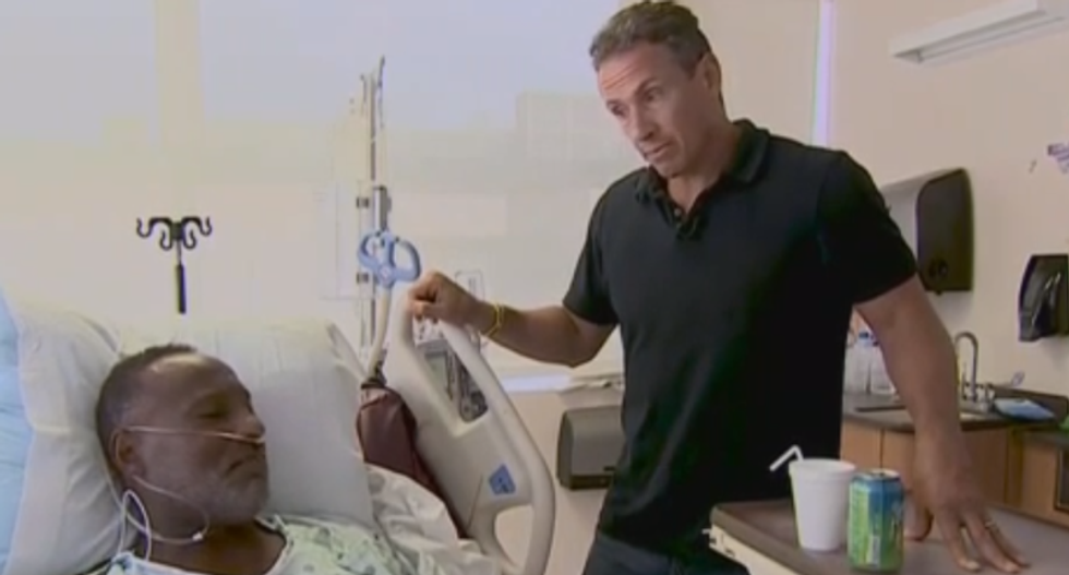 CNN's Chris Cuomo gets emotional interviewing shooting survivor: ‘If I could trade my life...’