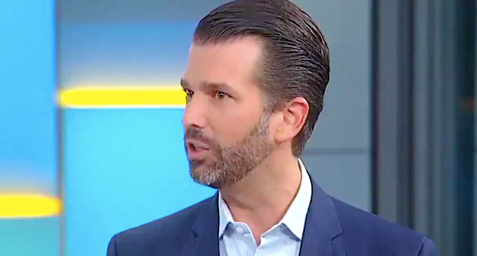 'Walls don't stop viruses': Donald Trump Jr torched for exploiting coronavirus to bash immigration