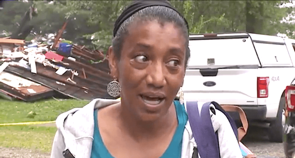 Explosion totally destroys interracial family’s home in what appears to be a shocking racist attack