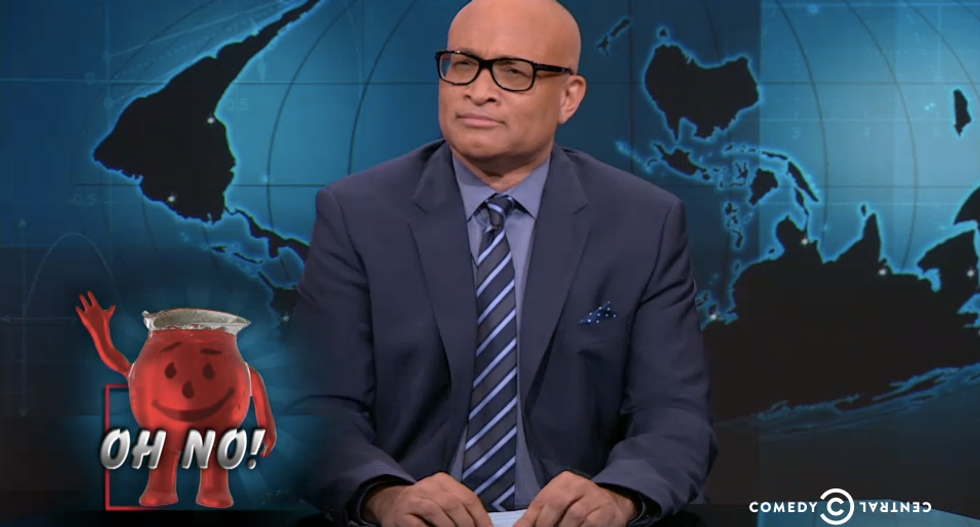 Larry Wilmore mocks Fox co-host for derailing cooking segment by asking black colleague about Kool-Aid