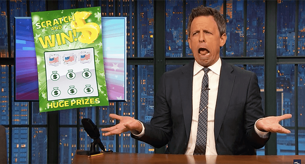 Seth Meyers mocks 'stupid' Trump for not knowing how visa lottery actually works: 'It's not a scratch-off'