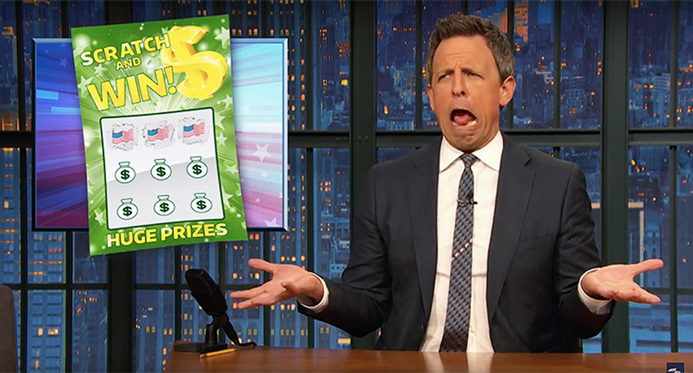 Seth Meyers mocks 'stupid' Trump for not knowing how visa lottery actually works: 'It's not a scratch-off'