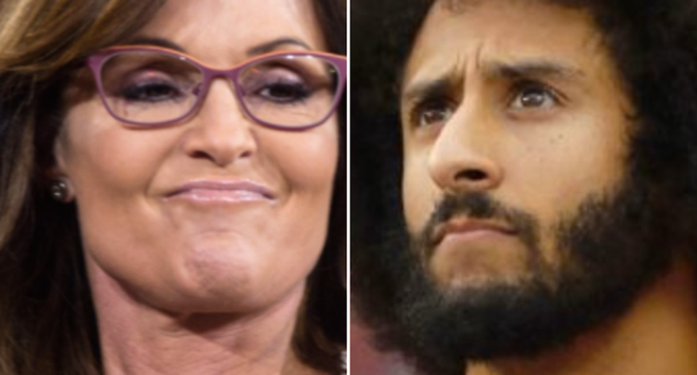 Sarah Palin gets roasted online for complaining about Colin Kaepernick's donation to Meals on Wheels
