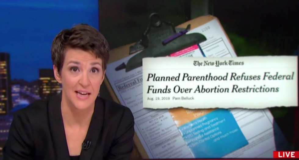 Maddow warns of Donald Trump causing massive gonorrhea, syphilis and chlamydia outbreak