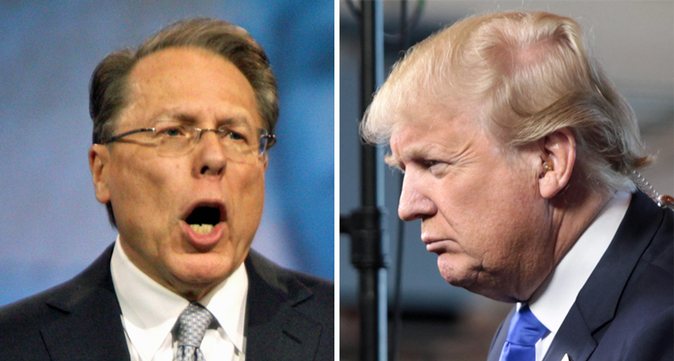 Trump’s resolve on background checks ‘substantially softened’ after call from NRA’s Wayne LaPierre: NYT