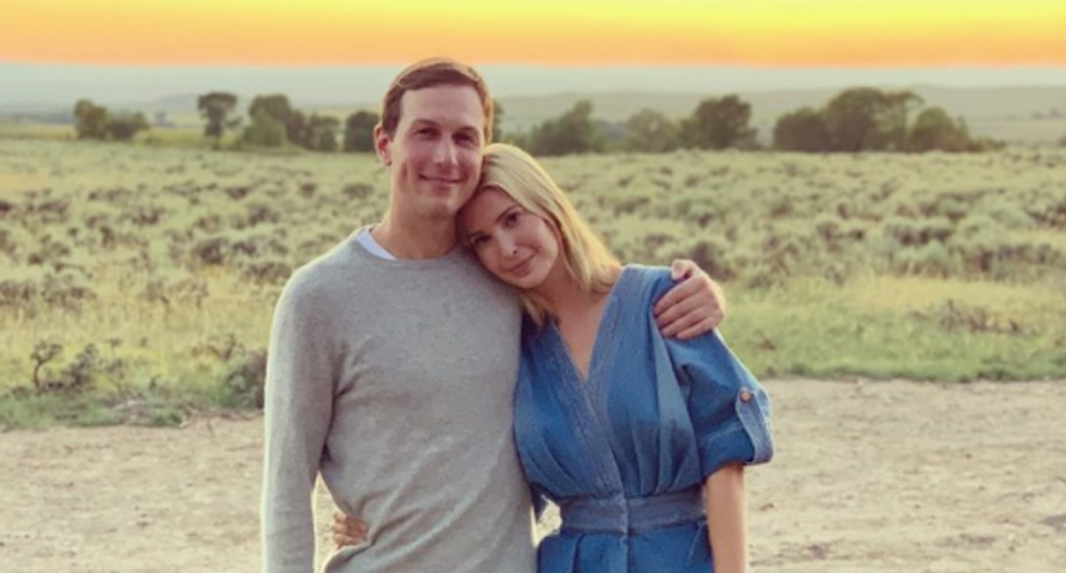 Trump blasted with ridicule for praising Ivanka and Jared on vacation: 'Everybody works harder than those two'