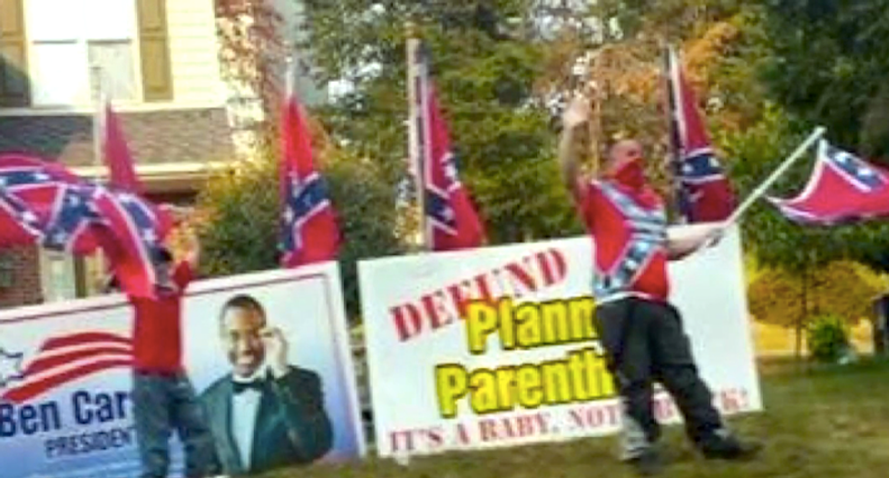 Confederate flag-waving gun nut targets black neighbor with months-long campaign of racist harassment