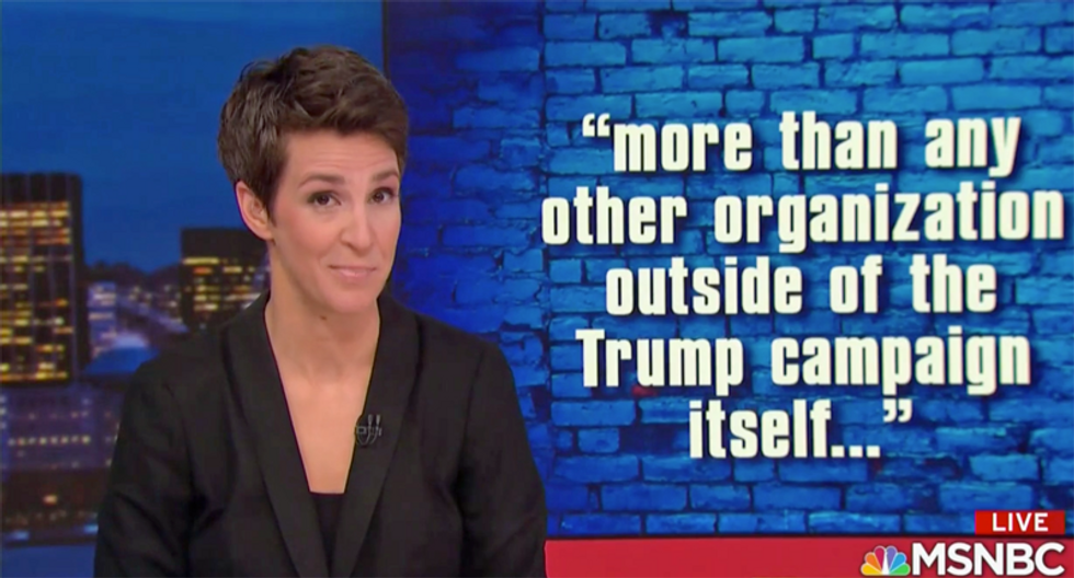Maddow reveals how Chinese group Falun Gong went from disrupting events to running a shadow campaign for Trump