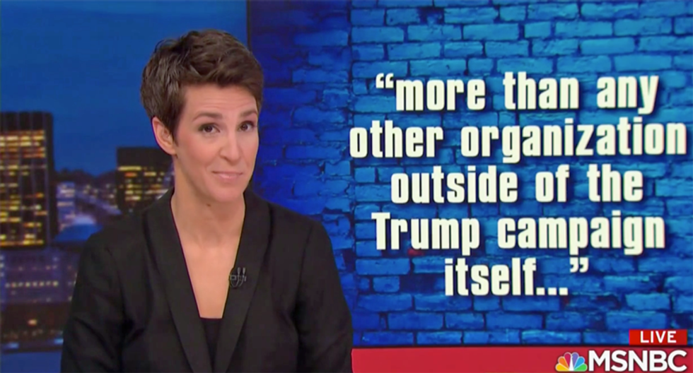 Maddow reveals how Chinese group Falun Gong went from disrupting events to running a shadow campaign for Trump