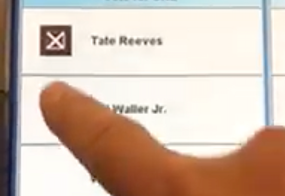 WATCH: Voting machine automatically changes selection of MS governor candidate to his opponent