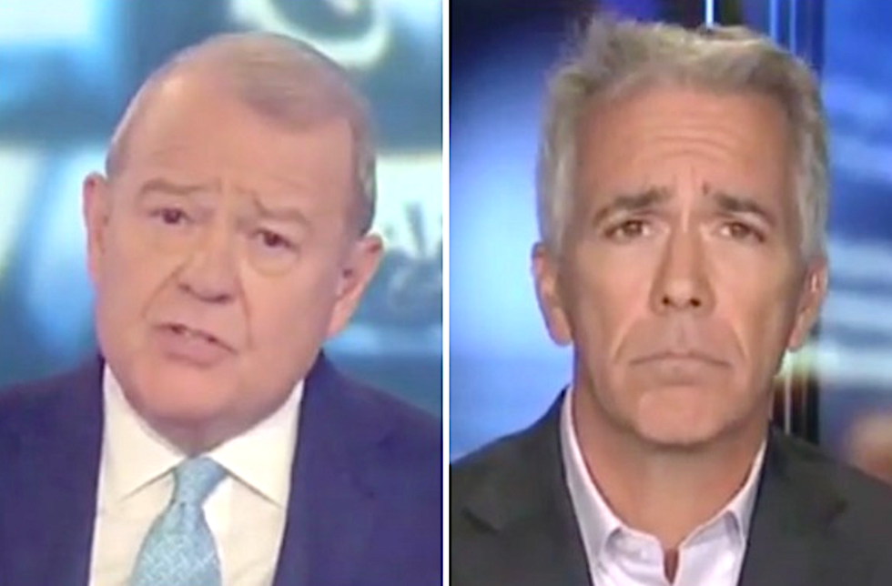 'Cult member' Stuart Varney burned to a crisp for declaring Trump has never lied in 'Orwellian' Fox Business segment