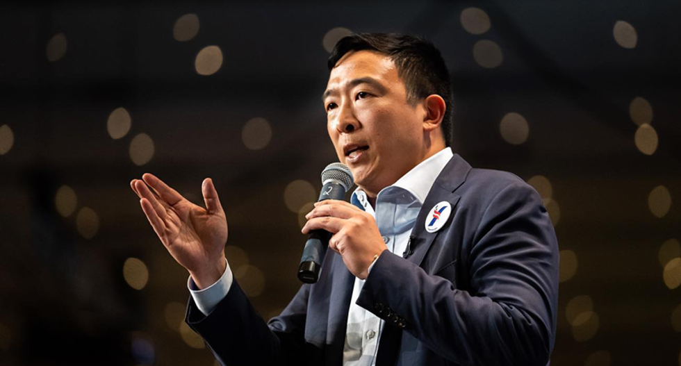 'Why Donald is afraid to tweet about him': The Internet goes wild with news that even #YangBeatsTrump in latest polls