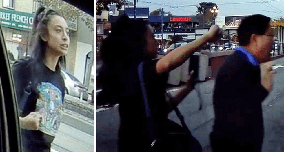 WATCH: Woman beat elderly Lyft driver — and police took the handcuffs off and let her go