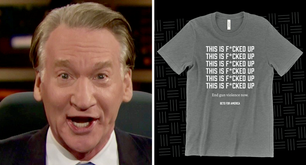 WATCH: ‘Real Time’ on HBO reveals the profane T-shirts for the leading presidential candidates